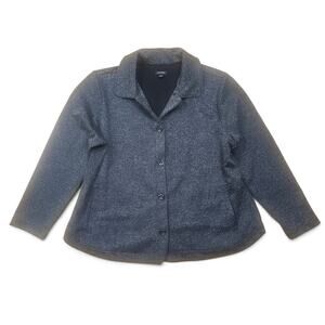 J. JILL WEAREVER COLLECTION Knit Jacket Women's XL Stretch Elevated Minimalist